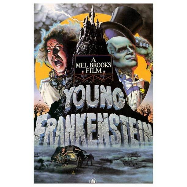 Young Frankenstein 1974 Style-B Mel Brooks Gene Wilder Movie Poster 27x40"